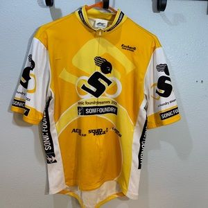 Sonic foundry men’s cycling shirt bike jersey M